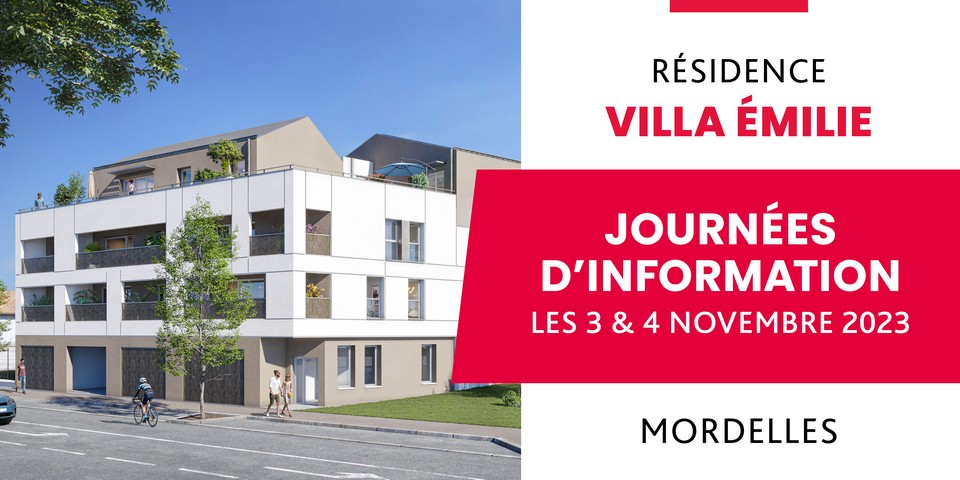 Journées d'information - Programme immobilier neuf Villa Émilie à Mordelles (35) - Lamotte