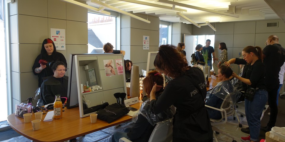 Opération Tous de Mèche 2023 - Salon de coiffure éphémère - Lamotte