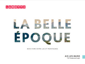 Programme immobilier neuf - La Belle Époque à Aix-les-Bains (73) - Plaquette commerciale - Lamotte