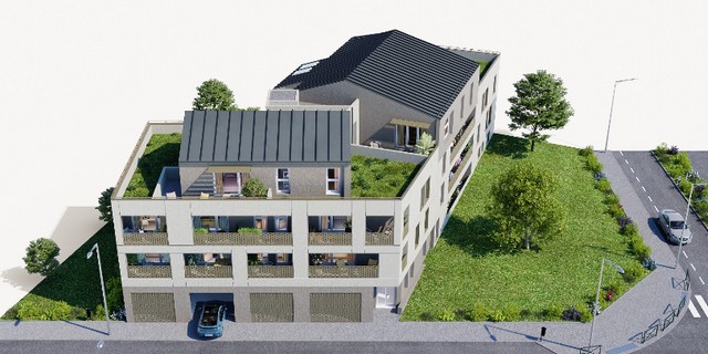 Maquette 3D - Programme immobilier neuf Villa Émilie à Mordelles (35) - Lamotte