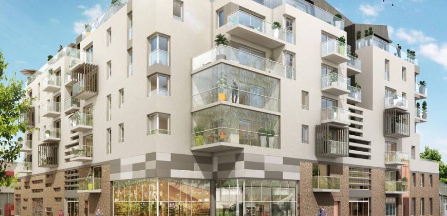 Programme immobilier neuf Agora Vivre Rocabey à Saint-Malo - Vue angle de rue - Lamotte