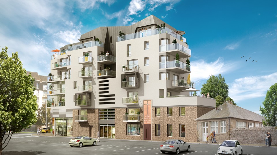 Programme immobilier neuf Agora Vivre Rocabey à Saint-Malo - Illustration - Lamotte