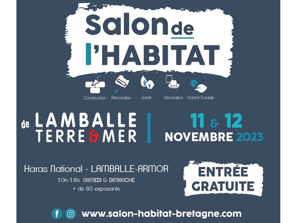 Salon de l'Habitat à Lamballe-Armor (2023) - Affiche - Lamotte Aménageur Lotisseur