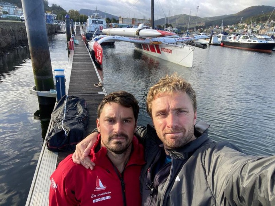 Transat Jacques Vabre 2023 - Luke Berry et Antoine Joubert avec le bateau Le Rire Médecin - Lamotte