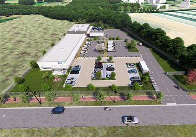 Conception et réalisation d'un bâtiment industriel pour GRDF à Garchizy - Lamotte