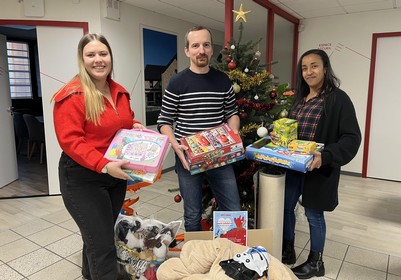 Collecte de jouets pour Un Toit, c'est Un Droit - Lamotte