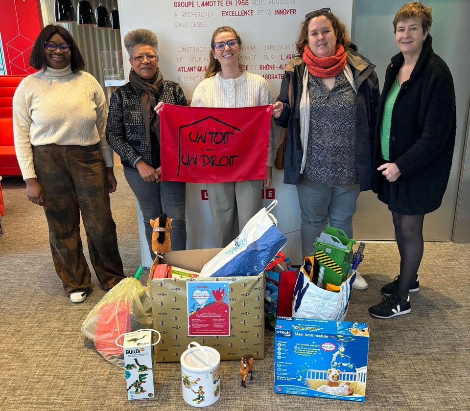 Collecte de jouets pour l'association Un Toit, c'est Un Droit - Lamotte