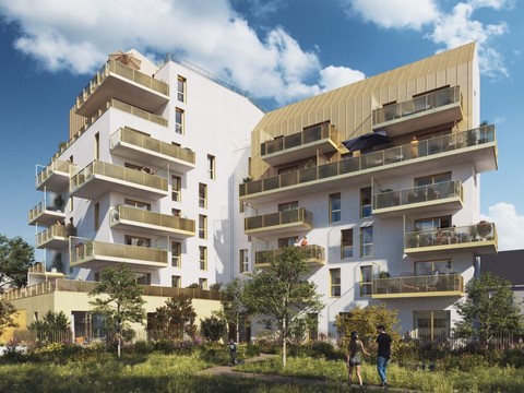 Investissement locatif Pinel - Programme immobilier neuf Côté Patio à Lorient - Lamotte