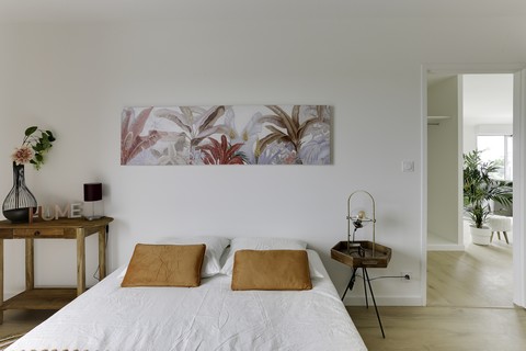 Programme immobilier neuf Empreinte à Noyal-sur-Vilaine - Chambre de l'appartement témoin - Lamotte