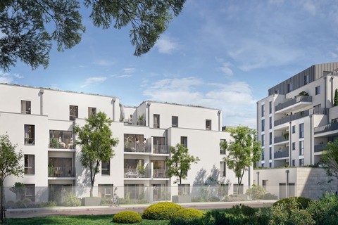 Programme immobilier neuf - Lancement commercial de 5 Foch à Angers (49) - Façade - Lamotte