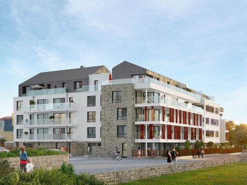 Zone ANRU - Programme immobilier neuf Terre Malouine à Saint-Malo (35) - Lamotte