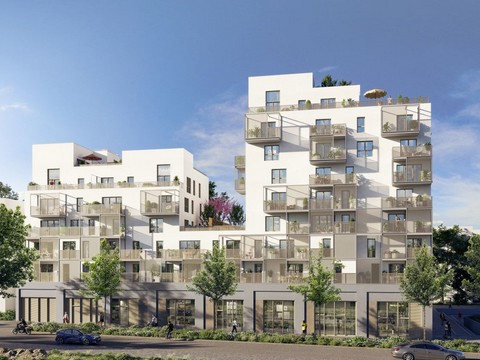 Zone ANRU - Programme immobilier neuf La Place Ardoines à Vitry-sur-Seine (94) - Lamotte