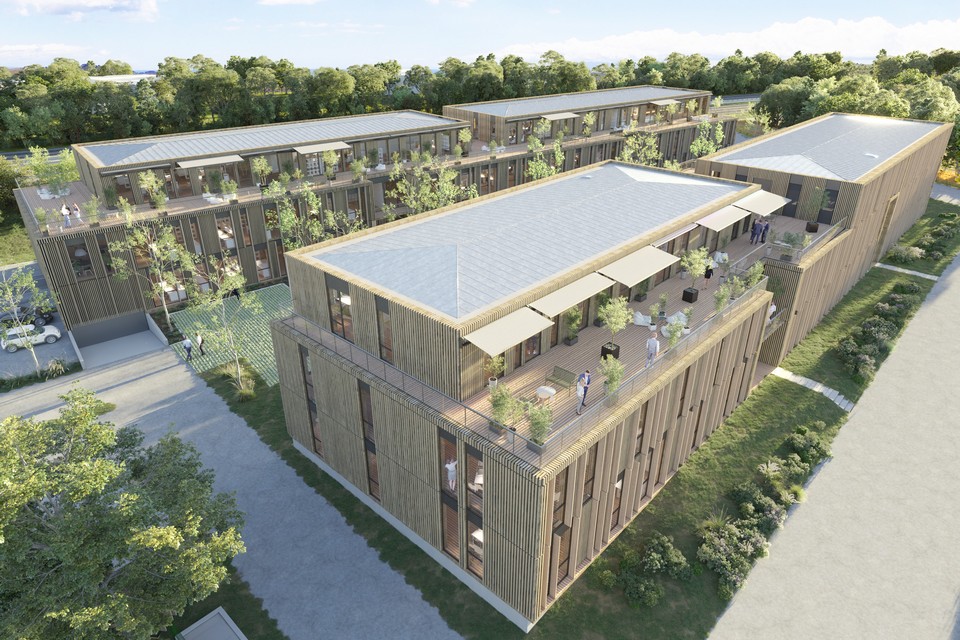 Travaux de Bois Harel à Rennes (35) - Programme de bureaux - Lamotte