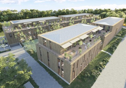 Travaux de Bois Harel à Rennes - Programme de bureaux - Lamotte