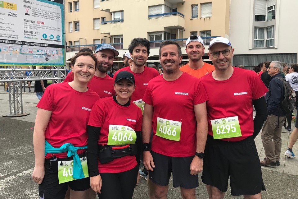 Rennes Urban Trail 2024 - Coureurs au départ - Lamotte