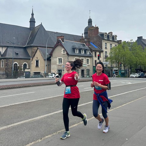 Rennes Urban Trail 2024 - Coureuses sur le 7k - Lamotte