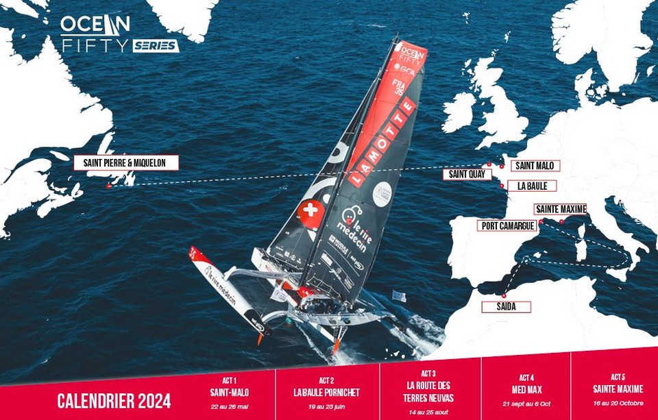 Ocean Fifty Series - Le calendrier de course 2024 - Le Rire Médecin-Lamotte