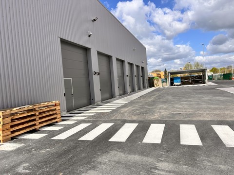 Immeubles de bureaux à Savigny-le-Temple pour Enedis - Extérieur des locaux techniques et d'activités (LTA) - Lamotte