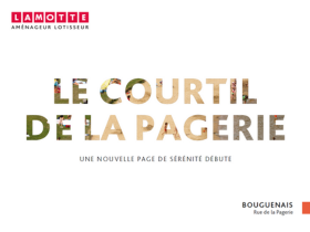 Terrain à construire - Le Courtil de la Pagerie à Bouguenais (44) - Plaquette commerciale - Lamotte Aménageur Lotisseur