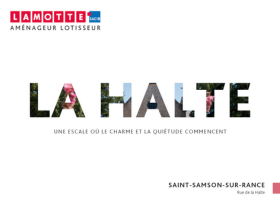 Terrain à construire - La Halte à Saint-Samson-sur-Rance (22) - Plaquette commerciale - Lamotte Aménageur Lotisseur