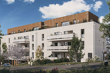 Programme immobilier neuf Les Balcons d'Hygie à Savenay (44) - Open Golf - Lamotte