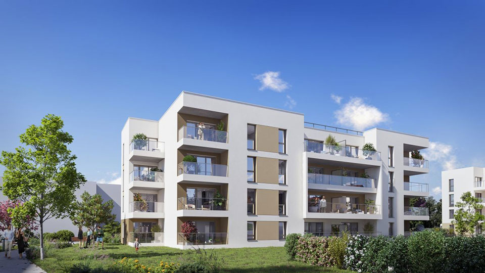 Programme immobilier neuf - L'Écrin des Ormes à Ploemeur (56) - Lamotte