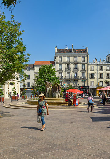 Programme immobilier neuf - Caractère à Aubervilliers (93) - Vue de quartier 2 - Lamotte