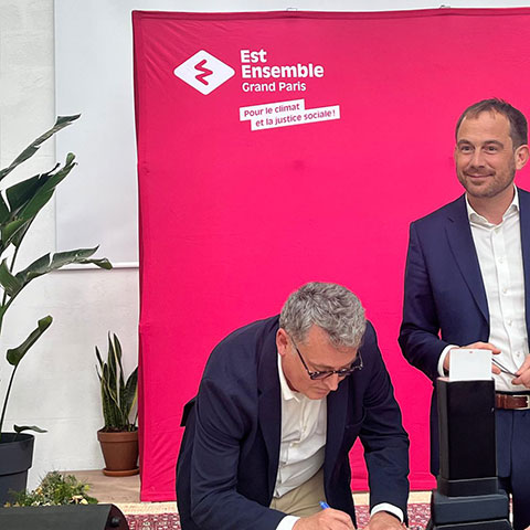 Signature de la Charte économie circulaire du territoire Est Ensemble - Loïc Blons - Lamotte