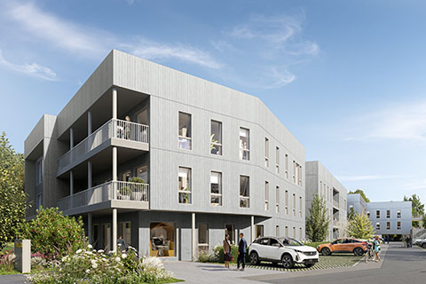Programme immobilier d'entreprise - Bureaux Eole à Bruz (35) - Lamotte
