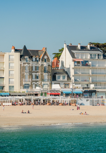 Programme immobilier neuf - Les Voiles Blanches à Quiberon (56) - Vue de quartier - Lamotte