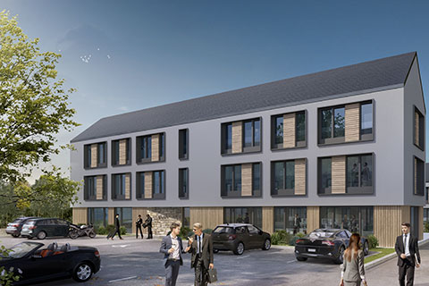 Programme immobilier d'entreprise - Bureaux Elytis 2 à Saint-Malo (35) - Lamotte
