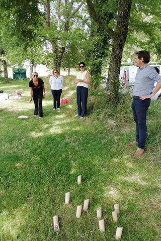 Semaine préolympique 2024 - Tournoi de mölkky à Vannes - Lamotte