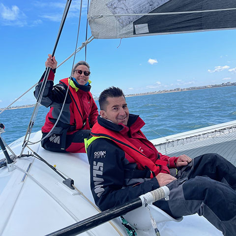 Sortie en mer à Saint-Malo (2024) - Équipe commerciale - Lamotte