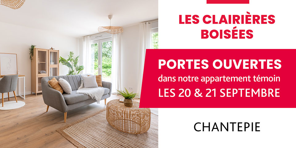 Journées portes ouvertes - Programme immobilier neuf Les Clairières Boisées à Chantepie (35) - Lamotte