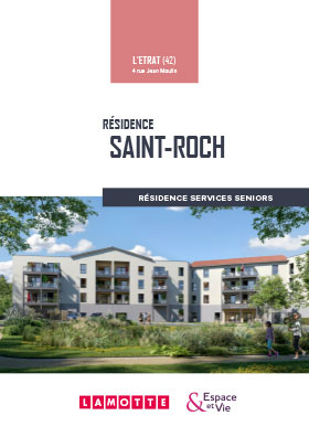 Résidence services seniors - Résidence Saint-Roch à L'Étrat (42) - Plaquette commerciale - Lamotte