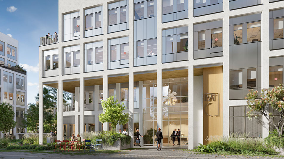 Programme immobilier d'entreprise - Station M à Nantes / Saint-Herblain (44) - Bâtiment C - Lamotte