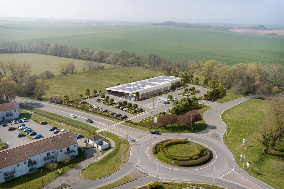 Projet clé en main - Supermarché Lidl à Boulay-Moselle (57) - Lamotte