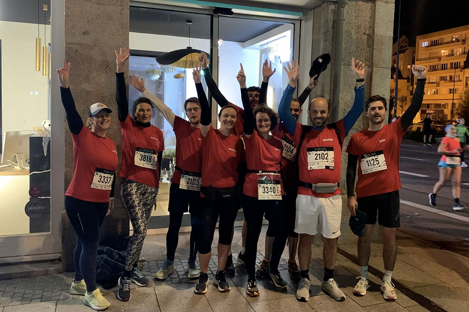 Marathon Vert de Rennes 2024 - Coureurs sur le 10k - Lamotte