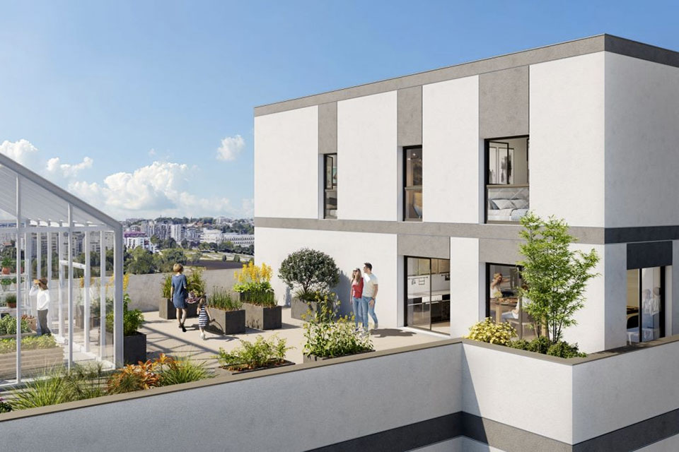 Programme immobilier neuf Aromatique à Rennes (35) - Éligible au dispositif d'aide fiscale Pinel - Lamotte