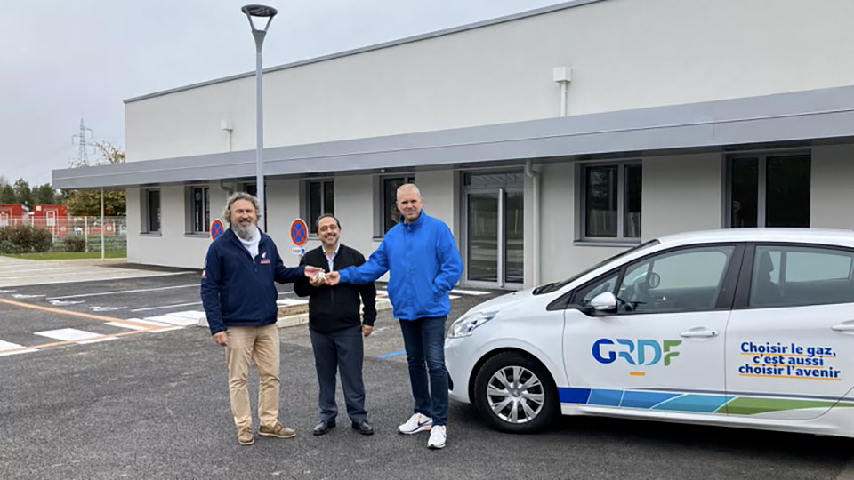 Bâtiment industriel pour GRDF à Garchizy (58) - Remise des clés - Lamotte