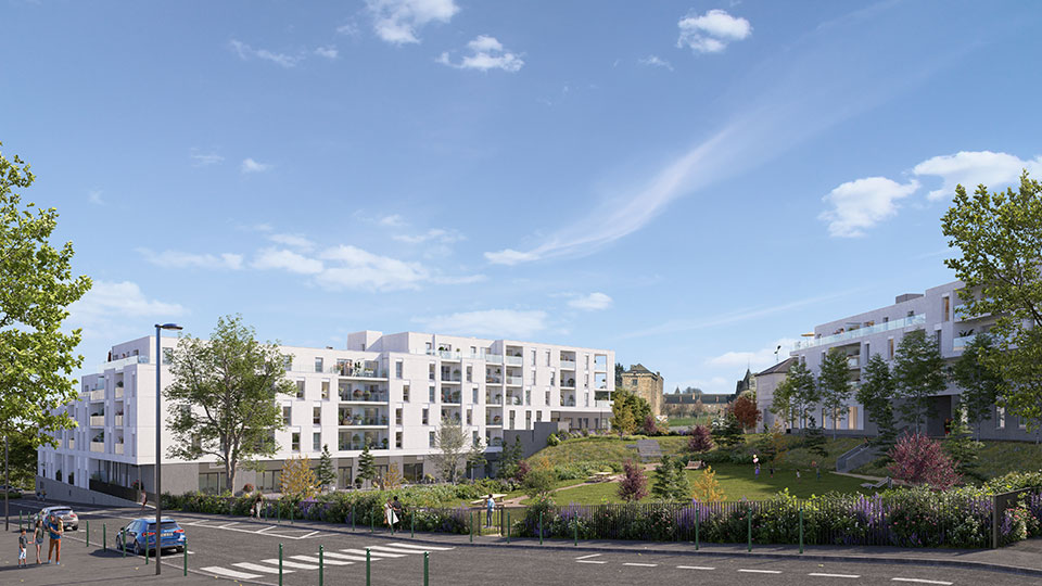 Programme immobilier neuf à Châteaubriant (44) - Projet de renouvellement urbain - Lamotte