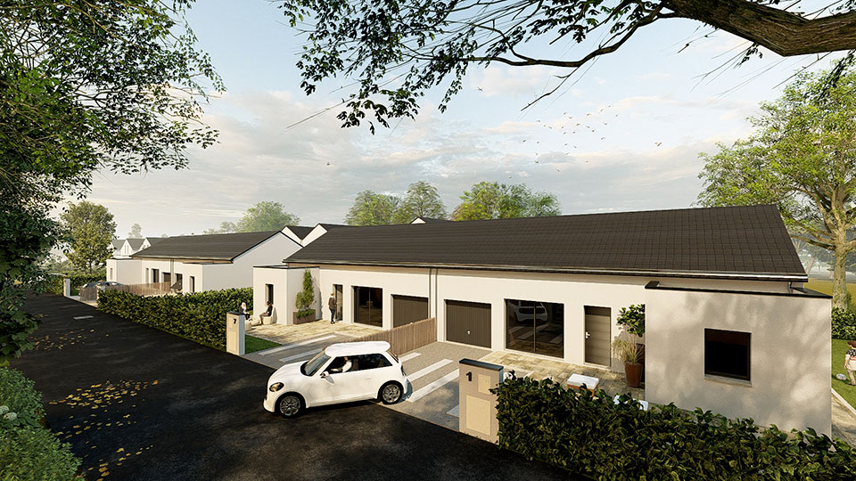 Lotissement L'Arrivée à Guipry-Messac (35) - Projet de renouvellement urbain - Lamotte
