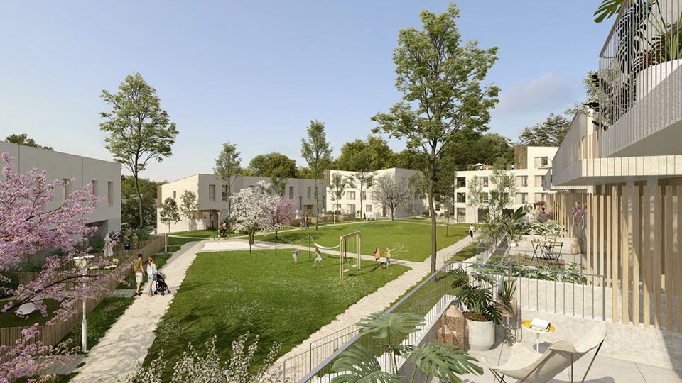 Programme immobilier neuf Belvédère à Arpajon (91) - Dispositif Pinel - Lamotte
