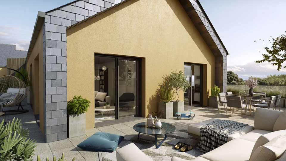 L'investissement en nue-propriété - Programme immobilier neuf La Belle Métairie à La Chapelle-des-Fougeretz (35) - Lamotte