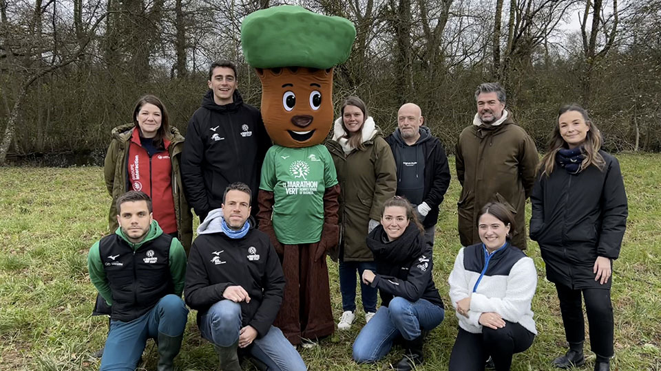 Marathon Vert Rennes School of Business 2024 - Journée de plantation avec les partenaires - Lamotte