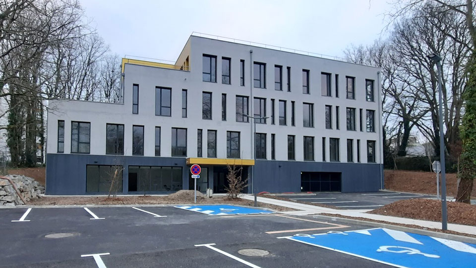 Livraison du programme immobilier tertiaire Axis à Nantes (44) - Bureaux -Lamotte