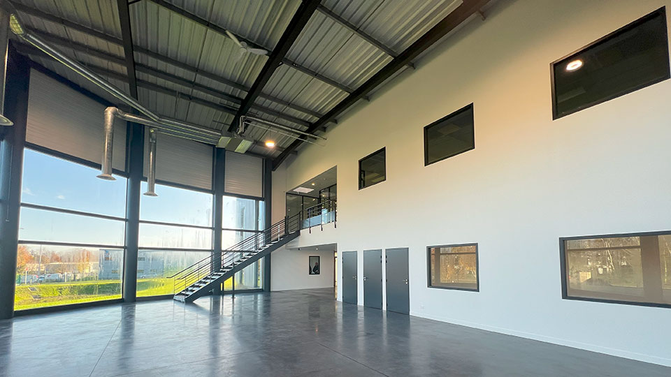 Livraison des locaux de Clénet à Orvault (Loire-Atlantique) - Hall d'entrée - Lamotte