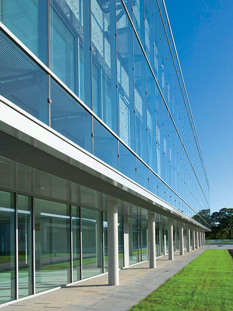 Programme immobilier tertiaire - Polaris à Saint-Grégoire (Ille-et-Vilaine) - Extérieur du chantier - Lamotte