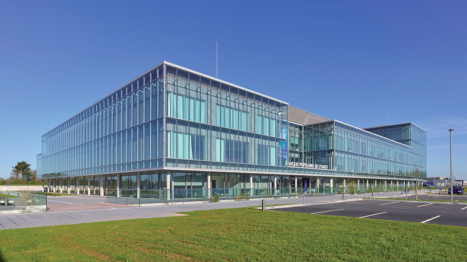 Programme immobilier tertiaire - Polaris à Saint-Grégoire (Ille-et-Vilaine) - Chantier propre - Lamotte