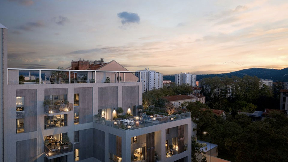 Programme immobilier neuf Villa Cristal à Lyon (69) - Lamotte